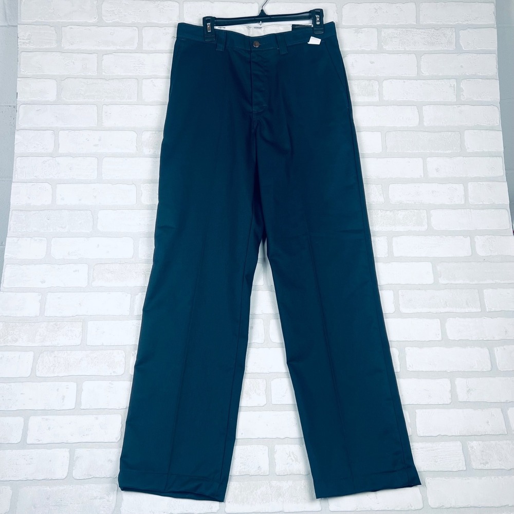 Dickies Occupational Wear Mens Navy Blue Industrial Work Pants LP22DN 32x32 NEW